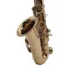 Jupiter Jas 767GL Alto Eb Tune Saxophone Ny ankomst Mässing Gold Lacquer Music Instrument E-BAT SAX Med Case Accessories