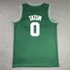 Jayson Tatum Jaylen Brown Basketball Jersey Jrue Holiday Kekevin Garnett Paul Pierce Larry Bird Derrick White 2023 Black City Jersey Green Edition Shirt 7 0 33 34 5