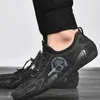 Mannen Casual Schoenen Leer Mode Sneakers Handgemaakte Ademende Loafers Bootschoenen Plus Size 38-48 Rijden Schoenen 240118