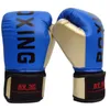 1 par de guantes de boxeo para niños/adultos de cuero PU transpirable Sanda Taekwondo entrenamiento de boxeo guantes duraderos profesionales para niños 240122