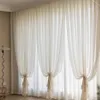 Cortina de tul de estilo japonés para ventana para sala de estar, cortinas de gasa de lino y algodón marrón para dormitorio, cortinas transparentes, 240118