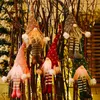 Juldekorationer dekoration levererar skog gammal man med lampben hänge kreativa ansiktslösa dockorprydnader gott år