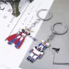 Keychains Lanyards Mazinger Z Keychain UFO Robot Grendizer Key Chain for Men Car Keyring Jewelry Gift Q240201