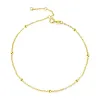 Narzędzia Chuhan Gold Anklet Real AU750 Żółte złoto marka biżuterii oryginalna złota na kobiety prezentowe biżuteria kostki