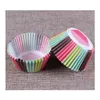 Cupcake-Papier-Kuchen-Cup-Cupcake-Liner Backen-Muffin-Hülle Cartoon-Regenbogen-Wrapper Wraps Geburtstagsfeier-Dekoration Backformen-Werkzeug 100 Stück / Dh7Qx