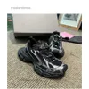 Moda Blcg Mulheres Sneaker 2024 9 Sneakers Balencaga Novo Triple S Usado Faixa 3XL Geração Sapatos Paris Popular 3XL Homens Esportes Casuais KZUB