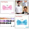 Bow Ties Pretied Hommes Dickie Bow Tie Cravates Bowtie Pre Tied Réglable De Mariage De Bal De Couleur Unie Qylcng Dhseller2010 Drop Livraison Dhutr