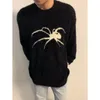 Men's Sweaters Autumn Winter Fashion Harajuku Animal Men Casual Spider Knitwear Tops Long Sleeve Pullover Y2K All Match Male Clothes