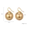 Dangle Earrings Retro Alloy Ball Drop for Women Girls Female Engring Mashion Modern Jewelry Boucle d'Oreille Femme 2024