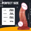 Dildos dongs ny makeup främmande simulering penil köttig super kvinnlig onani anordning flytande silikon vuxna sexuella produkter