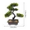 Decoratieve bloemen Kunstplant Bonsai Gesimuleerd Gastvrij Grenen Ingemaakte Ornamenten Planten Voor Huisdecoratie Binnen