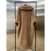 Max Home Correct Edition Manteau Teddy Bear pour Femme Nouvelle Silhouette Manteau Intégré en Fourrure de Longueur Moyenne pour Femme Veste Chaude pour Femme Designer 4N2L