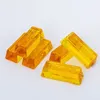 Dekorativa figurer Kinesisk stil Citrine Gold Bar Wealth Feng Shui Car Mascot Paperweight Ornament Supplies Collection Craft Amulet Charm