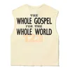 Herren T-Shirts 24SS Designer Hohe Qualität RRR123 x FOG Co-Branding High Street Loose GOSPEL Gospel Cross V-Ausschnitt Cut Sleeve Vest