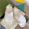 Designer Emed Interlocking G Slide Slippers Men Women Summer Room Beach Big Head Slides Non Slip Sole Platform Foam Runners Sandals with Box