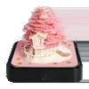Omoshiroi Block 3D Not Defteri Takvimi 3D Sakura Tree House Memo Pad Sevimli Blok Notlar 3D Yapışkan Notlar Noel Yılları Hediye 240118