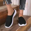 Tofflor Mesh Women Flats Footwear Platform Sneakers Slip-On Orthopedic Flat Shoes Cushion Sandaler Walking Female Slides Zapatos