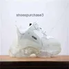 Designer Balencigs Fashion Casual Shoes Roller Skates 2024 Crystal Daddy Home Third Ins Thin Thick Tjock Bottom Air Cushion SNE PQAC