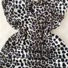 Casual Kleider Sommer Mode Leopard Print Spaghetti Strap Kleid Frauen Sexy V-ausschnitt Ärmellos Rückenfrei Schlank Bodycon Mini Club Party