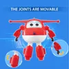 Super Wings S6 5 Zoll Transforming Jett Ball Iron Power Robots Deformation to Airplane Action Figures Anime Kid Toys 240119