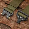 Ceintures Ceinture pour hommes Armée Chasse en plein air Tactique Multi Fonction Combat Survie Haute Qualité Marine Corps Toile Pour Nylon Mâle Luxe