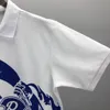 2NEW Fashion London England Polos koszule męskie projektanci koszule polo High Street Haftowanie drukowania T Shirt Men Summer Cotton Casual T-Shirtsq181
