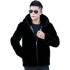 Fur Mink Mens Coat Autumn Warm Grass Leisure Business QBBV