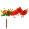 1.5m/1.0m Spring Festival Dragon Lantern Chinese Year Hanging Paper Lamp Ornaments Shopping Mall Yard Decoration 240127