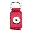 Porte-clés Lanyards Porte-clés Mode 8 couleurs Pu Cuir Bouton-pression Porte-clés Porte-clés Fit DIY 18mm Bijoux Drop Livraison 2021 Acce Dhq7x