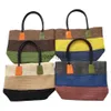 Сумки на ремне, цвет дерева, полосатая сумка и сумка, большая вместительная женская тканая женская сумкаH2421