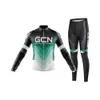 Pro Gcn équipe automne cyclisme maillot ensemble bavoir pantalon Ropa VTT maillot 9D Gel cyclisme pantalon à manches longues costume 240119