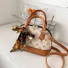 Dames Nieuwe Eenvoudige en kundige Gedrukte Handheld Crossbody met één schouder en westerse stijl Shell Bag 2024 78% Korting Winkel Groothandel