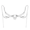 Chokers 1PC masquerade dance face necklace creative personality exaggerated mask YQ240201