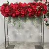 Senza fiori) Portacandele in cristallo acrilico Portacandele per matrimonio Centrotavola per matrimonio Centrotavola per fiori ad arco dorato Decorazioni per matrimoni