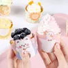 Bakning Mögel 50st Cartoon Animal Muffins Cupcake Paper Cups Oljetät belagd muffin Omslag Kids Birthday Party Kitchen Accessories