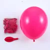 169PCS Pink Rose Red Balloon Garland Arch Zestaw Chrome Metallic Globos Wedding Birthday Party Decorations Baby Shower x07262217