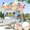 100 pz Macaron Blu Rosa Arancione Palloncini Ghirlanda Kit Evento Festa Sfondo Decorazione di Nozze Bambini Compleanno Baby Shower X0726268f