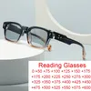 Lunettes de soleil rétro carrées lunettes de lecture femmes marque de mode designer anti lumière bleue cadres UV400 hommes rivets dégradé lunettes 2