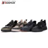 Zapatos con rodillos Baasploa Cuero para hombre Zapatilla de deporte informal Antideslizante Absorción de golpes Zapatillas para correr Zapatos ligeros impermeables para hombre 2022 Nuevo Q240201