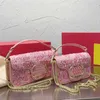 Chic Gold Chain Designer Bag Women High Quality Evening Bags Brand Luxury Handbags Purse 2 Size Crossbody Bags Fashion Clutch Bags Wallet 231015