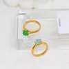Персонализированное модное кольцо, винтажное новое китайское кольцо из титановой стали с цирконом на указательный палец для женщин, лучшее друг, простое и уникальное новое кольцо