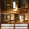 LED Suspending Antigravity Night Light with 10W Wireless Charger Multifunc Desk Lamp Dimmable Table For Bedroom Decor 240125