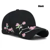 Casquettes de baseball Casquette de baseball pour femmes de style chinois avec broderie de fleurs de prunier