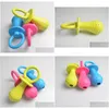 Dog Toys Chews Supplies Teething 1Pc Small Dogs Cleaning Puppy Dog Cat Pet Toys Bite Poodles Rubber Chew Train For Nipple Sqcdu Dhse Dhfrg