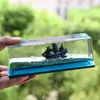 Titanic Cruise Ship Fluid Drift Bottle Decoration Hourglass Desk Floating Decompression Toy Gift y240123