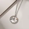 Pendants Platinum Plating Little Prince Fox Couple Necklace For Women Men 925 Sterling Silver Valentine's Day Present Birthday Jewelry