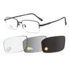 Okulary przeciwsłoneczne Pochromic Eye okulary mężczyźni Kobiety Kobiety okularów Wykończone studenci krótki widok okulisty -0,5 -1-1.25 -1,5 -1,75 -6,0