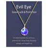 Pendant Necklaces Lucky Blue Eye Necklace For EVIL Turkish Protection And Blessing Men Women