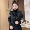 Etnische kleding 2024 Chinese stijl herfst en winter Oosterse retro katoenen jas Vrouwelijke niche Veelzijdige damesmode jas