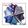 Neckband Nya arrivsmän paisley slips mönster fick ficka näsduk Silk Hanki qylkdx dhseller2010 Drop Delivery DHCD4